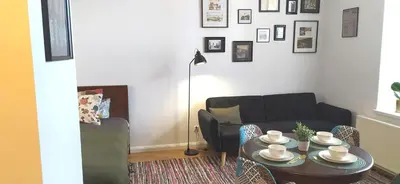 Część wypoczynkowa w obiekcie Apartament pod Tężnią II