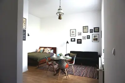 Część wypoczynkowa w obiekcie Apartament pod Tężnią II