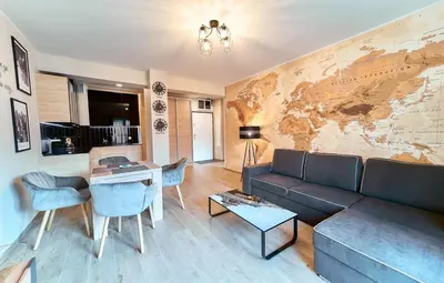 Część wypoczynkowa w obiekcie LAGUNA Apartament Podróżnika 22 Wille Parkowe