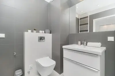 Łazienka w obiekcie Apartment Wrocław Na Bulwarach by Noclegi Renters