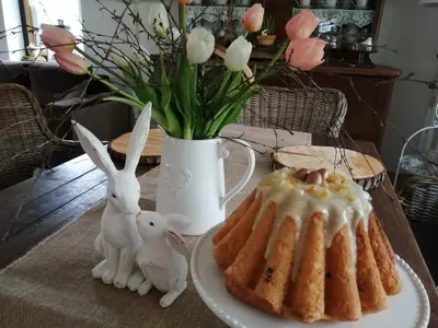 Jedzenie w domu wakacyjnym lub w pobliżu
