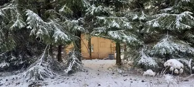 Obiekt HeartSPAce Taszów zimą