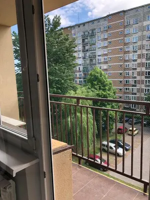Balkon lub taras w obiekcie Apartament Sikornik