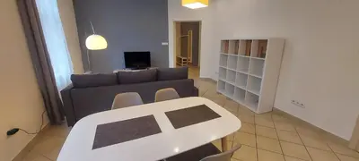 Telewizja i/lub zestaw kina domowego w obiekcie Apartament Zwycięstwa 45