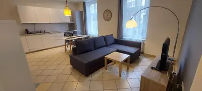 Kuchnia lub aneks kuchenny w obiekcie Apartament Zwycięstwa 45