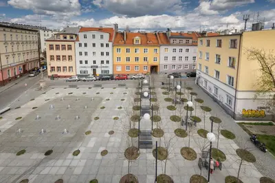 Budynek, w którym mieści się apartament