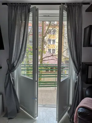 Balkon lub taras w obiekcie Green View Kotlarska