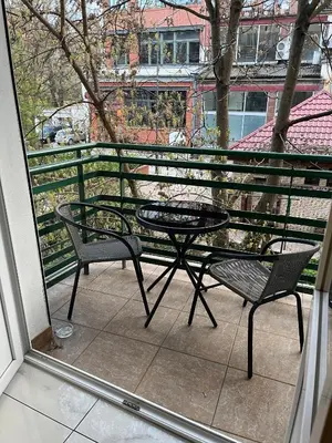 Balkon lub taras w obiekcie Green View Kotlarska