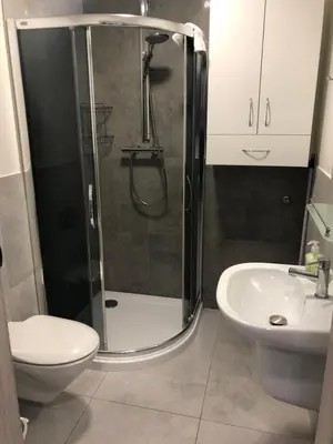 Łazienka w obiekcie Za Rogiem2