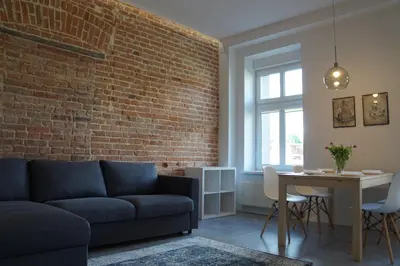 Część wypoczynkowa w obiekcie Apartament Gliwice Centrum Fredry I