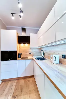 Kuchnia lub aneks kuchenny w obiekcie LAGUNA Apartament Polanica Residence 27 -SPA-