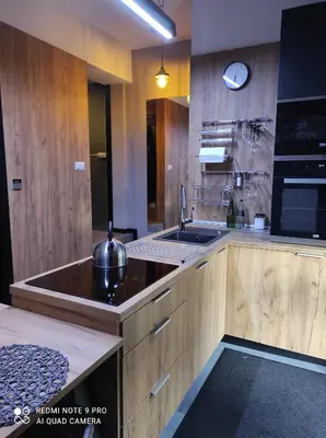 Kuchnia lub aneks kuchenny w obiekcie Apartament Aurora Kletno