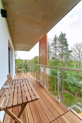 Balkon lub taras w obiekcie LAGUNA Apartament Polanica Residence 43 z garażem- SPA