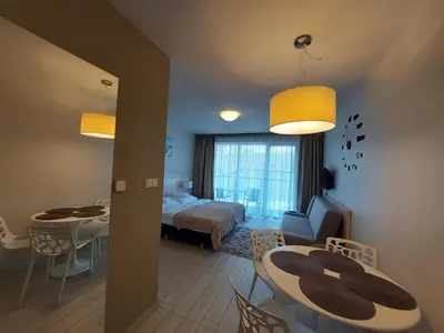 Łóżko lub łóżka w pokoju w obiekcie Czarna Góra Apartament STUBAI 5