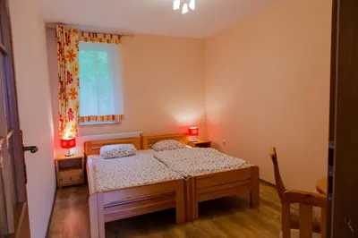 Łóżko lub łóżka w pokoju w obiekcie Apartamenty Miranda