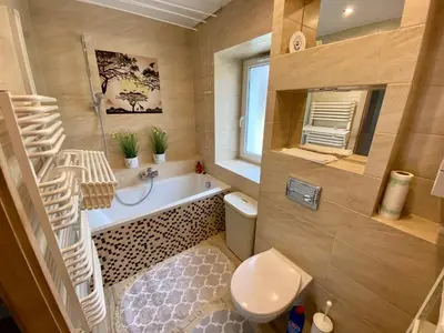Łazienka w obiekcie Apartament Cicha Woda