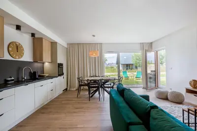 Kuchnia lub aneks kuchenny w obiekcie Apartament Kolory Ziemi