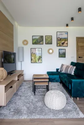 Część wypoczynkowa w obiekcie Apartament Kolory Ziemi