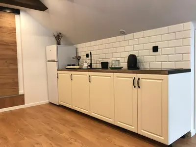 Kuchnia lub aneks kuchenny w obiekcie Apartamenty GOSZOWIANKA