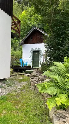 Ogród w obiekcie Apartamenty GOSZOWIANKA