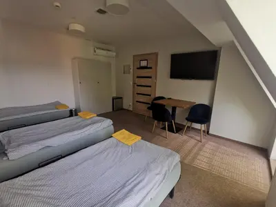 Łóżko lub łóżka w pokoju w obiekcie Bemma Apart