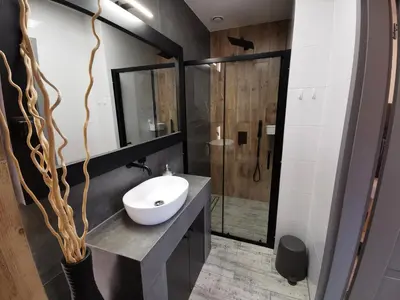 Łazienka w obiekcie Apartamenty Majówka