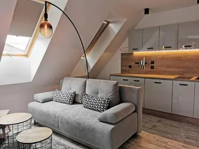 Kuchnia lub aneks kuchenny w obiekcie Apartamenty Majówka