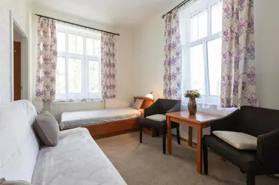 Część wypoczynkowa w obiekcie Villa Elizabeth