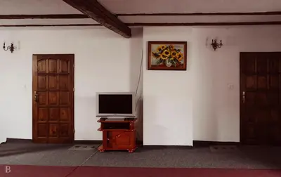 Telewizja i/lub zestaw kina domowego w obiekcie Siedlisko Waliszówka