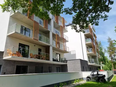 Budynek, w którym mieści się apartament