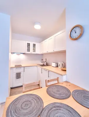 Kuchnia lub aneks kuchenny w obiekcie LAGUNA Apartament Polanica Residence 29