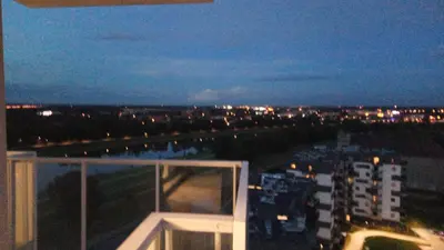 Widok na miasto Wrocław z tego apartamentu