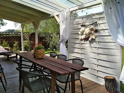 Balkon lub taras w obiekcie Domek pod Ślężą