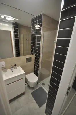 Łazienka w obiekcie JDK Apartamenty Mickiewicza 34m2 4-osobowy