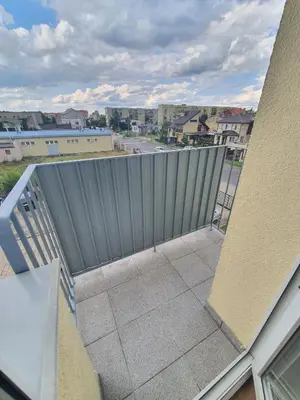 Balkon lub taras w obiekcie JDK Apartamenty Mickiewicza 34m2 4-osobowy