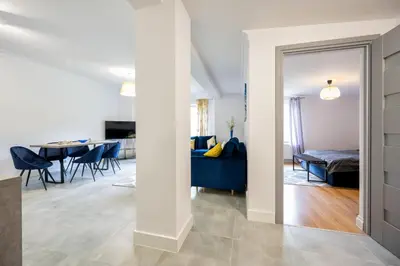 Telewizja i/lub zestaw kina domowego w obiekcie Apartamenty w Górach Sowich