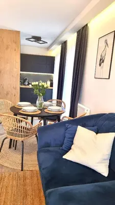 Część wypoczynkowa w obiekcie SUDETIA APARTMENT - Polanica Residance 8 - garaż podziemny & mini SPA w cenie