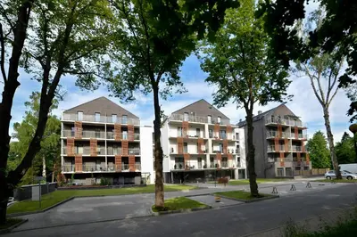 Budynek, w którym mieści się apartament