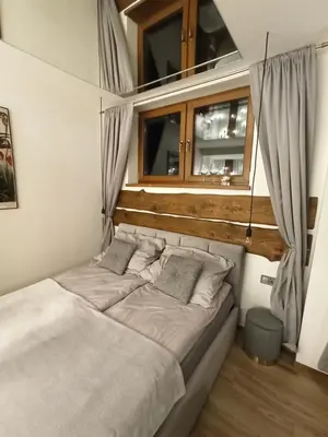 Łóżko lub łóżka w pokoju w obiekcie GÓRNA VIBES