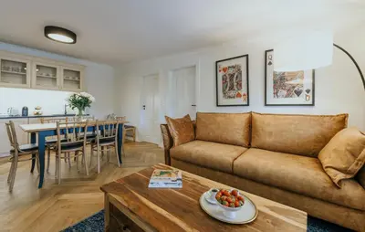 Część wypoczynkowa w obiekcie Apartamenty Wrocławska 11