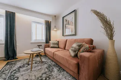 Część wypoczynkowa w obiekcie Apartamenty Wrocławska 11