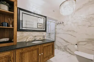 Łazienka w obiekcie Apartamenty Wrocławska 11