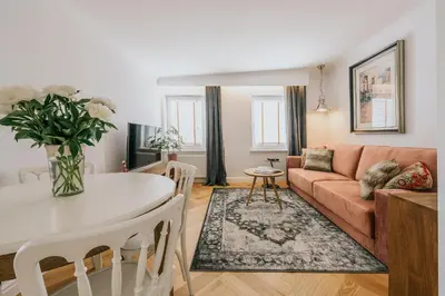 Część wypoczynkowa w obiekcie Apartamenty Wrocławska 11