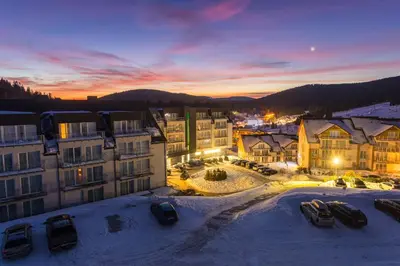 Widok na góry z tego apartamentu