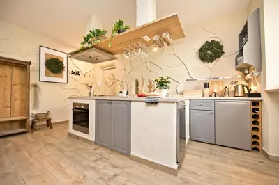 Kuchnia lub aneks kuchenny w obiekcie Apartament Nieoczywisty