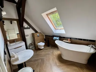 Łazienka w obiekcie Apartament Ernesta