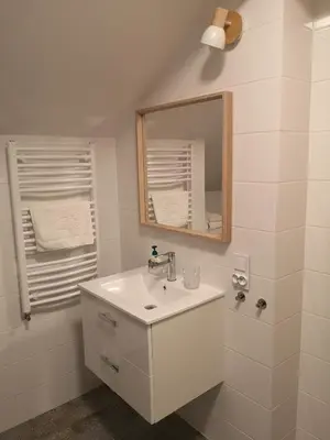 Łazienka w obiekcie Apartamenty Lawendowy Zakątek 7