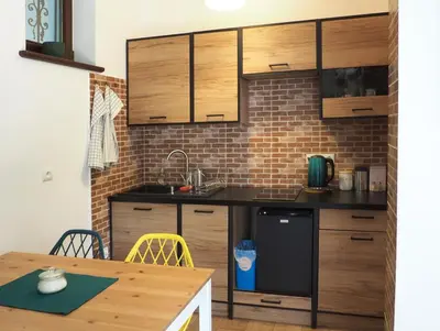 Kuchnia lub aneks kuchenny w obiekcie Apartament BOHO DOM Stronie Śląskie