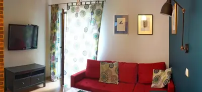 Telewizja i/lub zestaw kina domowego w obiekcie Apartament BOHO DOM Stronie Śląskie