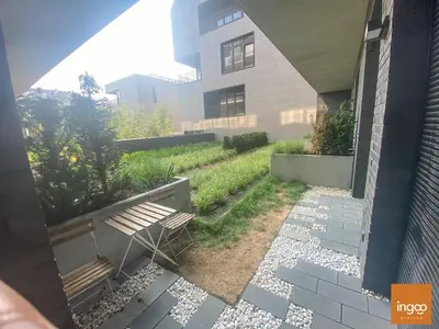 Ogród w obiekcie Apartament Ingoo Wrocław